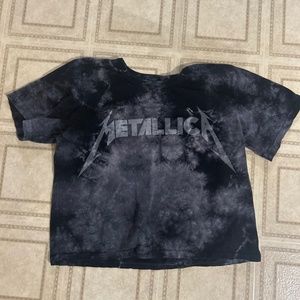 Women’s XL Metallica Crop Top
